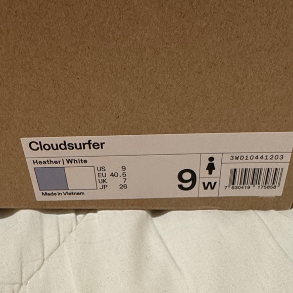 On Running Women's Cloudsurfer Sky Blue Athletic Sneakers - Picture 2 of 8